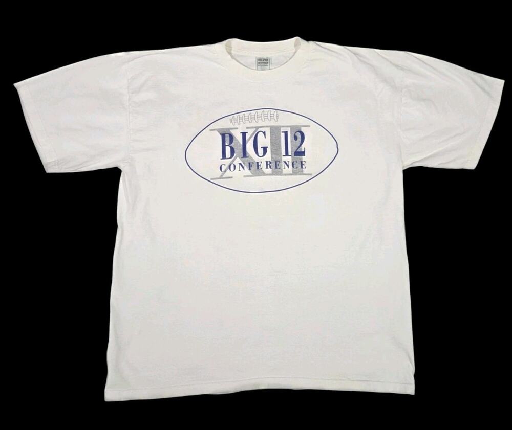 1996 Dr Pepper Big 12 Promo T-Shirt Inaugural Football Streetwear Vintage 2XL